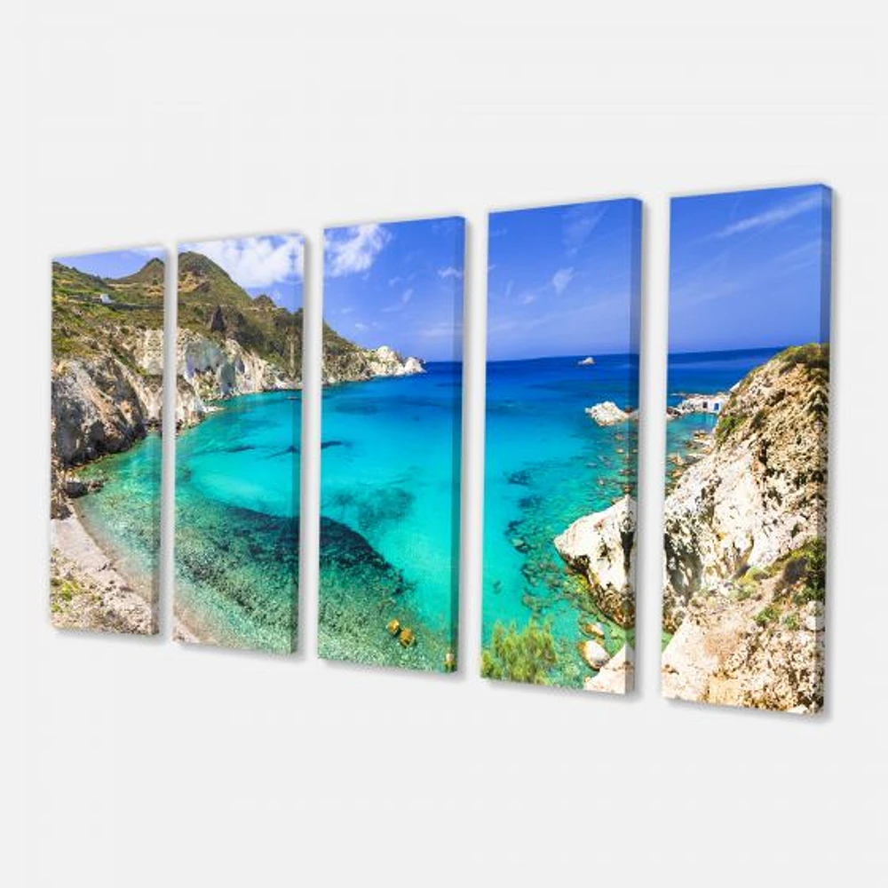 Greece Beaches of Milos Island  Canvas Wall Art