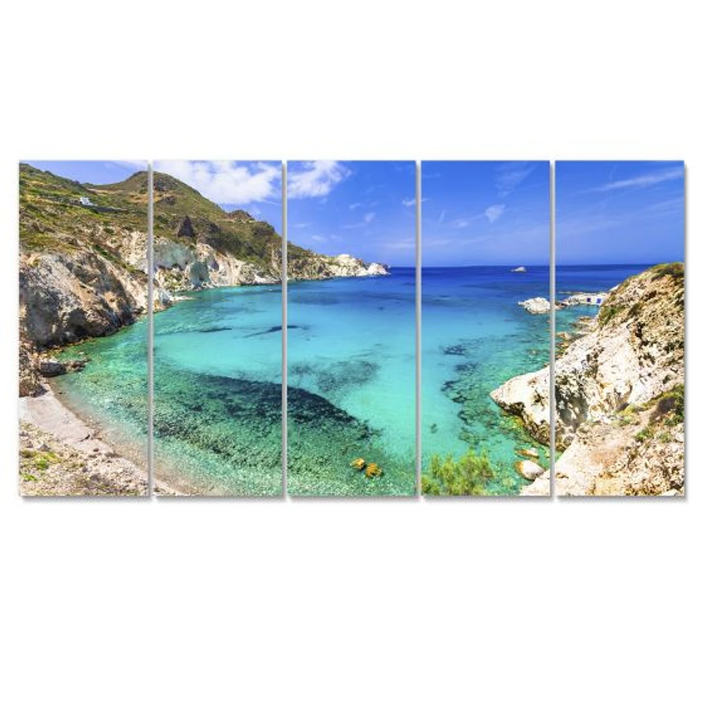 Greece Beaches of Milos Island  Canvas Wall Art