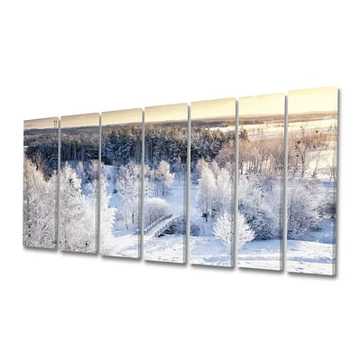 Beautiful Winter Panorama  Wall Art