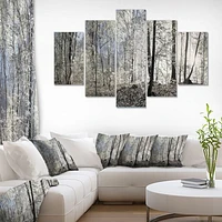 Toile imprimée « Dark Morning the Forest » 4 art mural