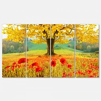 Toile « Beautiful Autumn Yellow Tree