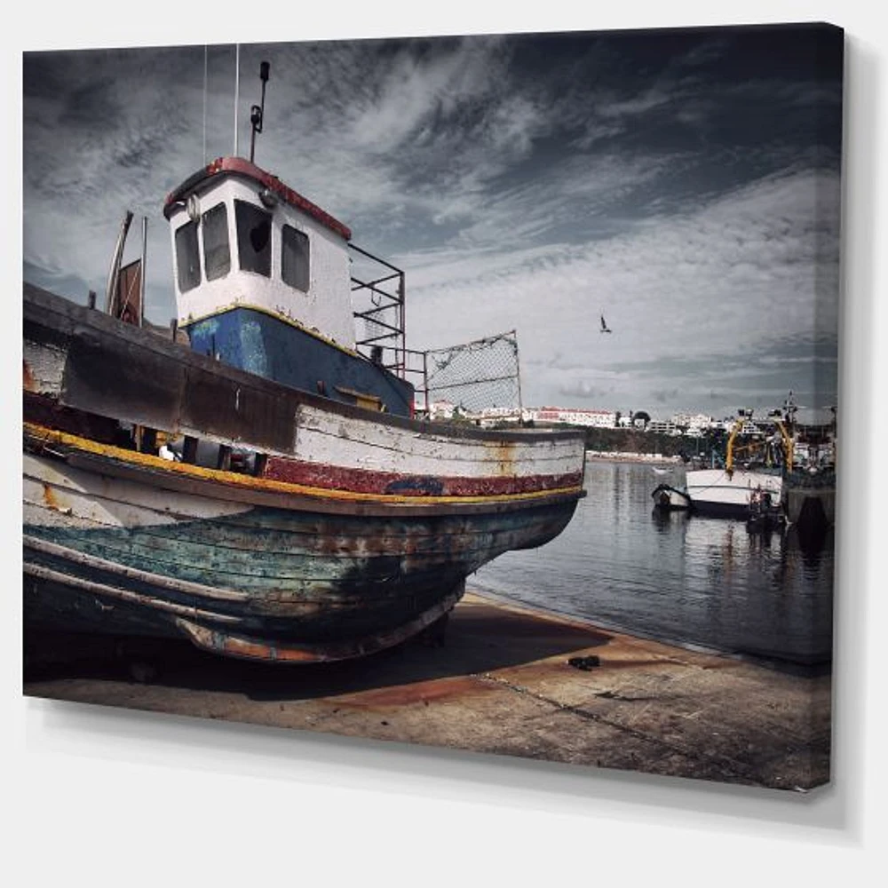 Old Fishing Boat  Wall Art