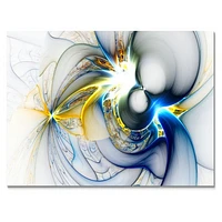 Shining Multi Colored Plasma  Wall Art Canvas