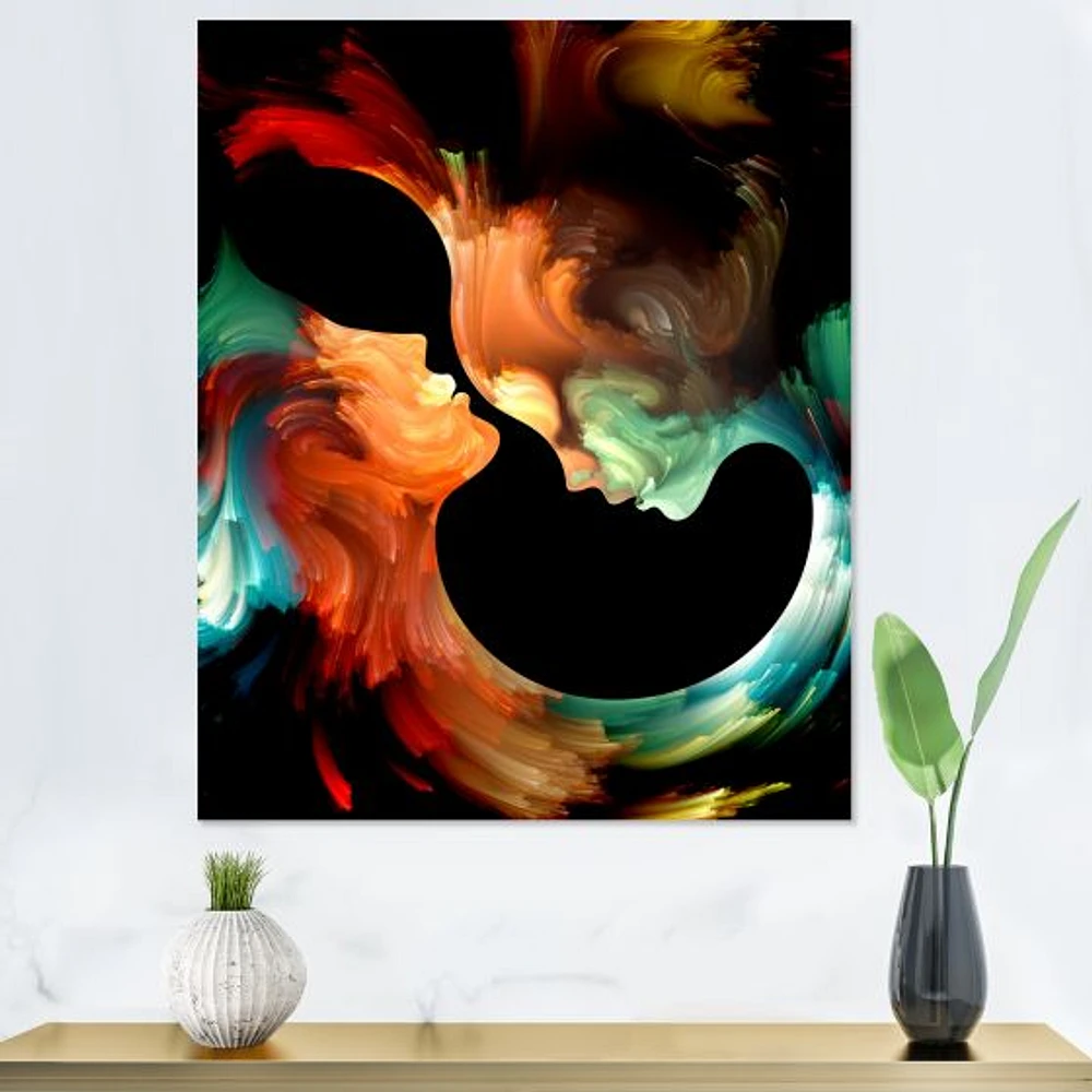 Realms of Paint - Abstract People  Canvas Wall Art Print