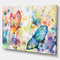 Colorful Butterflies  Wall Art