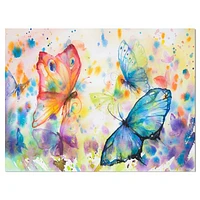 Colorful Butterflies  Wall Art