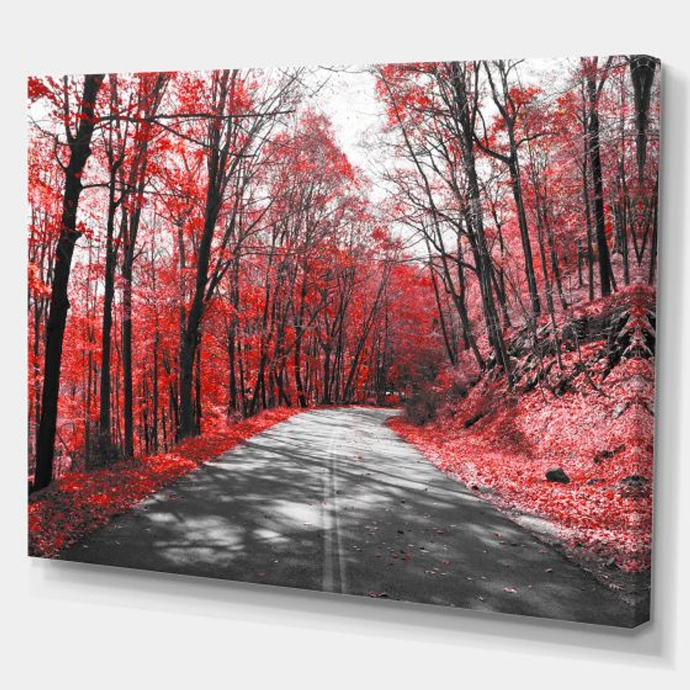 Patch Red Forest  Wall Art