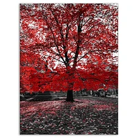 Toile « Red Tree Central Park »