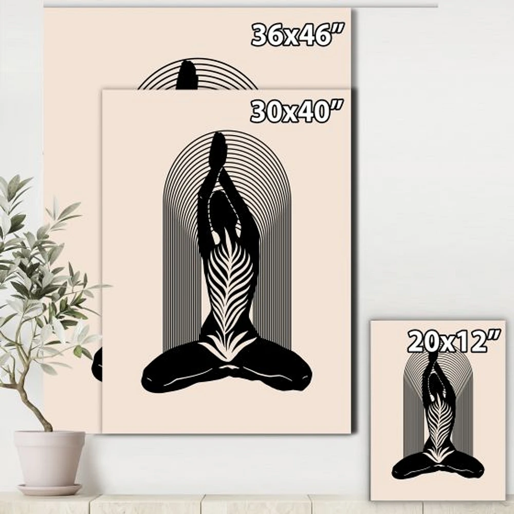 Cosmic Women Series Black and White II  Wall Art