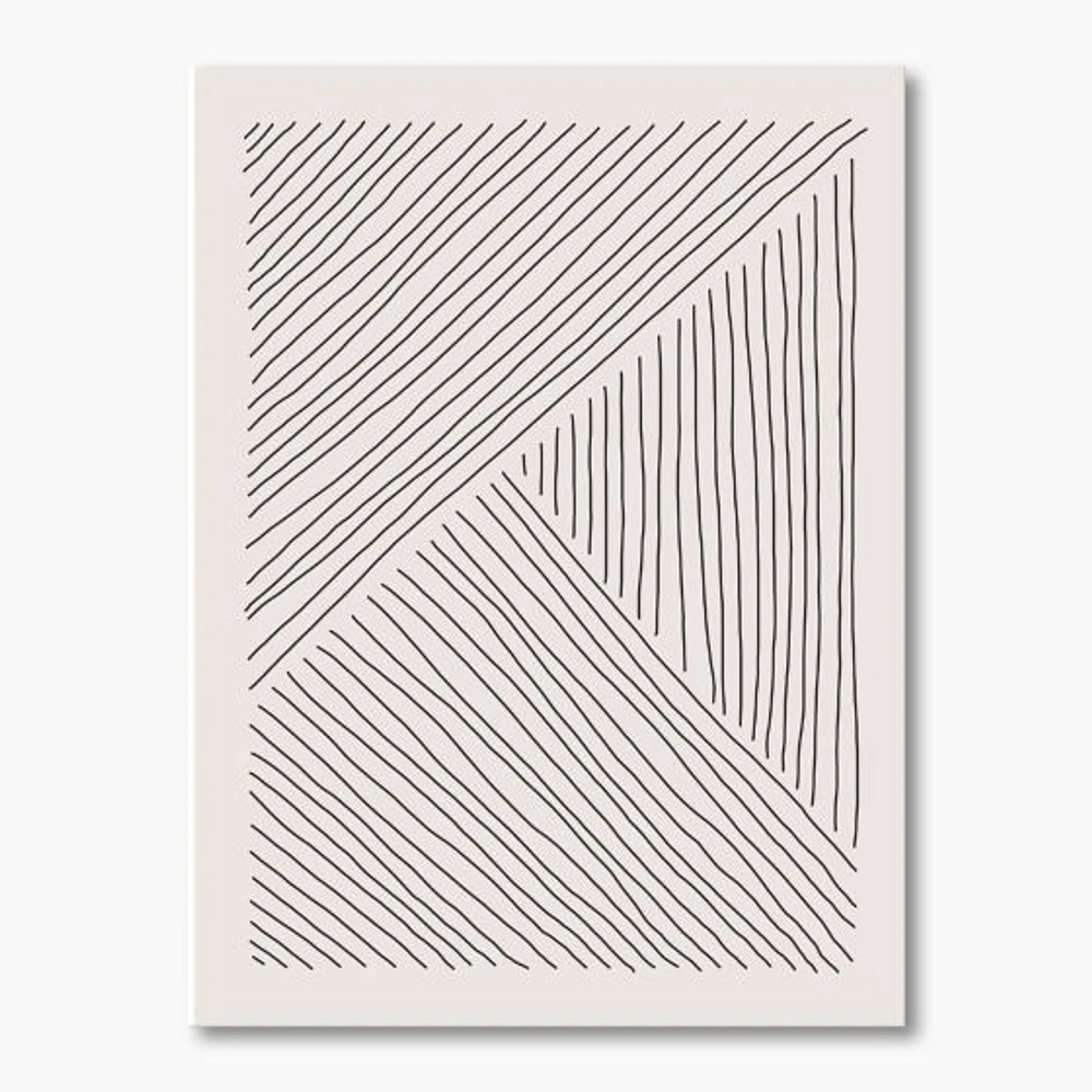 Toile « Minimal Geometrical Lines II »