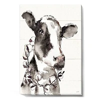 Toile « Cow Portrait Counrty Life »