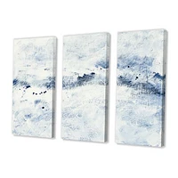 Toile « Blue Wipe Out