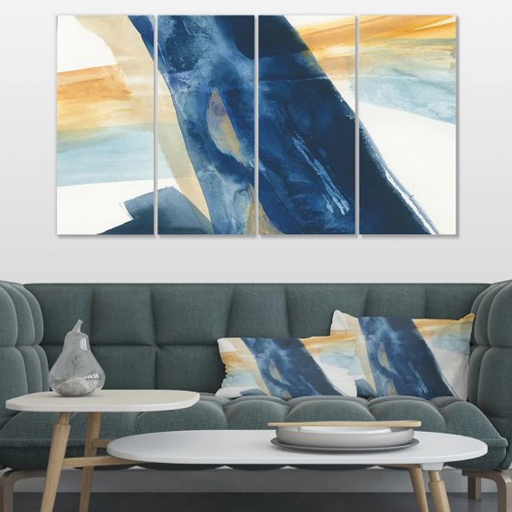 Indigo Panel I  Canvas Wall Art