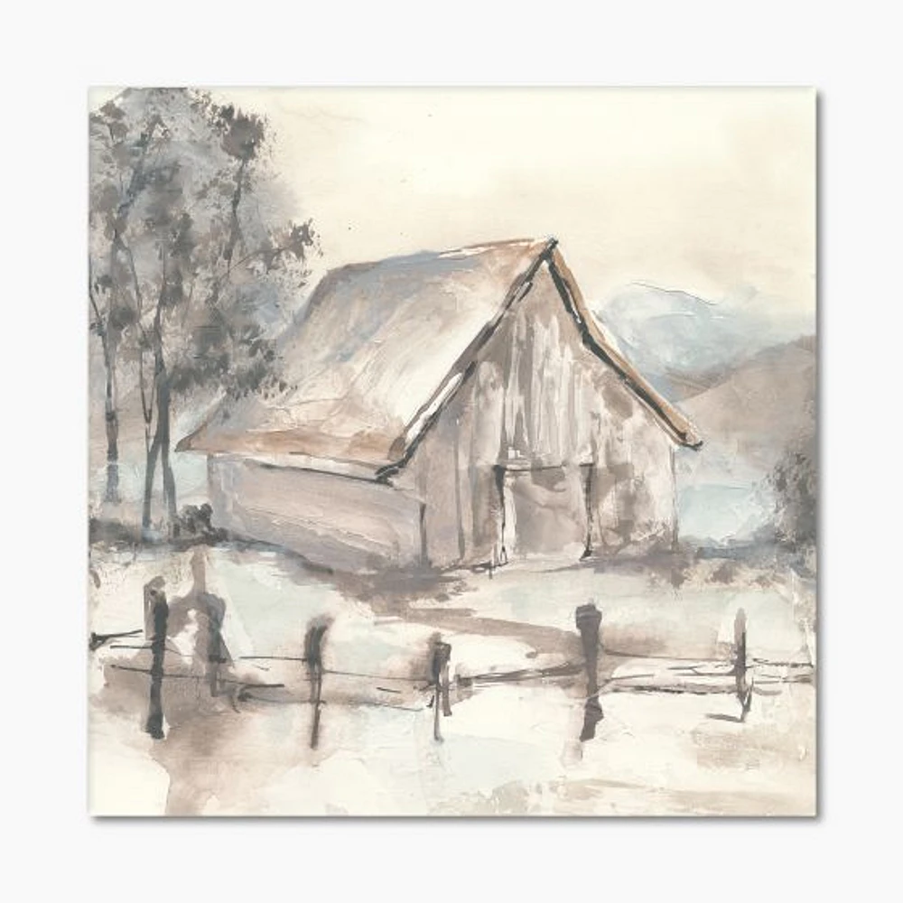 Farmhouse Barn Grey VII  Canvas