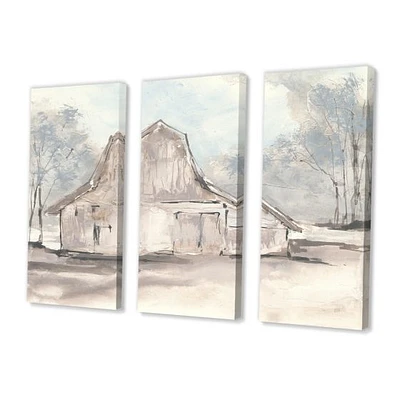 Farmhouse Barn Grey VI  Canvas Wall Art