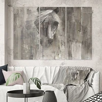 Farm HorseToile Canvas Wall Art Print