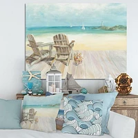 Toile « Seaside Morning no Window »