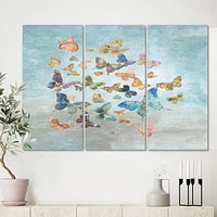 Butterflies Dancing I Canvas Wall Art