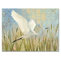 Toile « Snowy Egret Flight vII