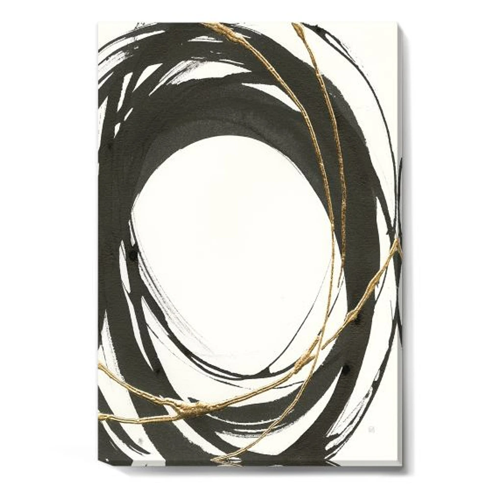 Gold Glamour Circle II  Wall Art