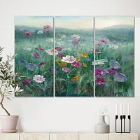 Flower Field  Canvas Wall Art