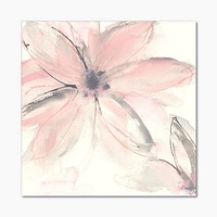 Pink Shabby Floral II  Canvas Artwork