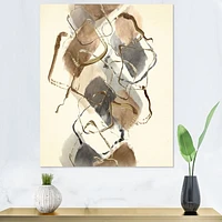 Gold Glam Squares III  Wall Art