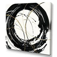 Gold Metallic Circle  Wall Art