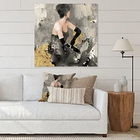 Gold Fashion Dance  Wall Art