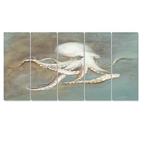 Octopus Treasures from the Sea  Canvas Wall Art