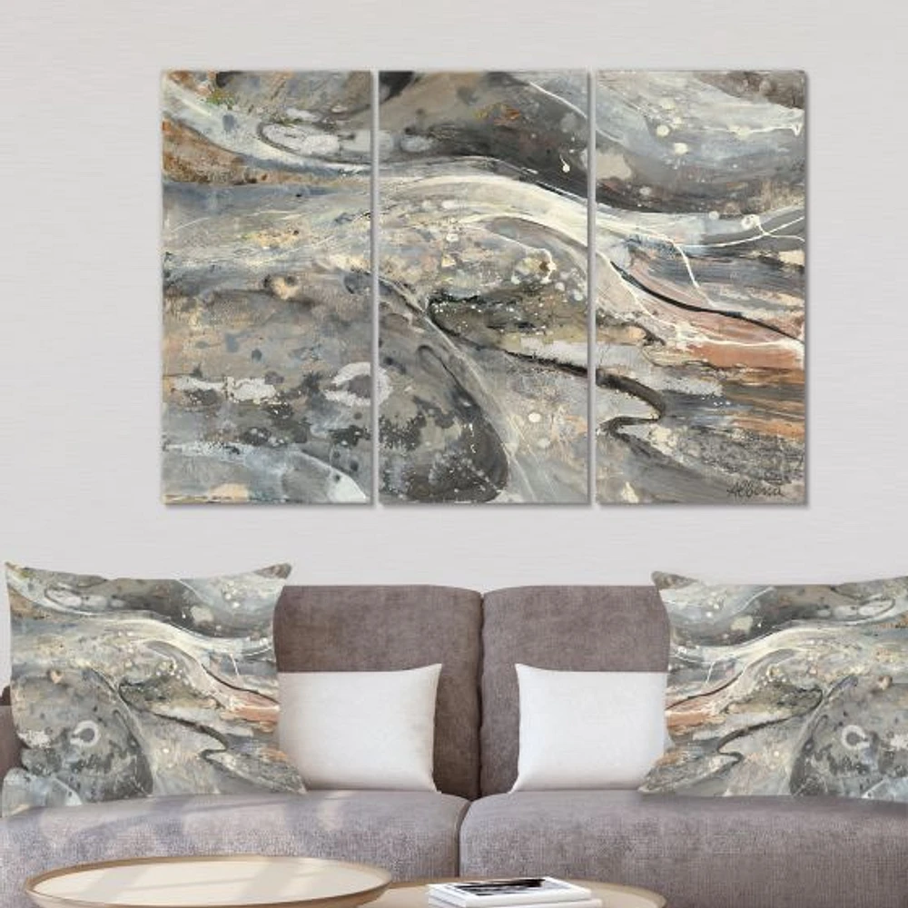 Fire and Ice Minerals VI  Canvas Wall Art