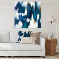 Blue Glam Texture II  Wall Art