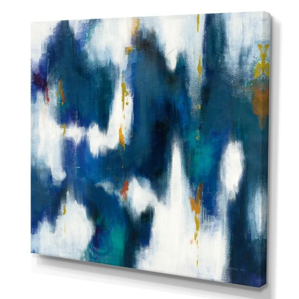 Blue Glam Texture II  Wall Art