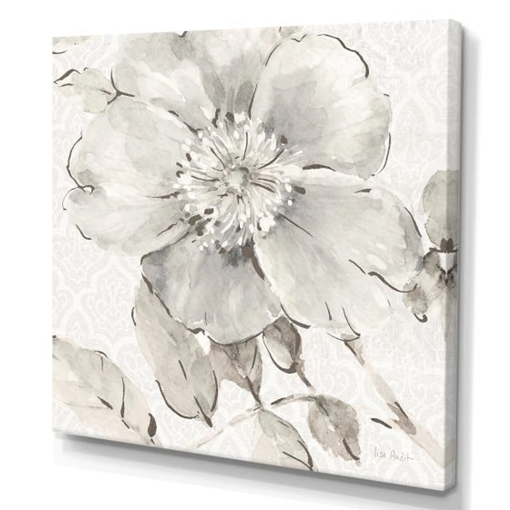 Indigold Grey Peonies II  Wall Art