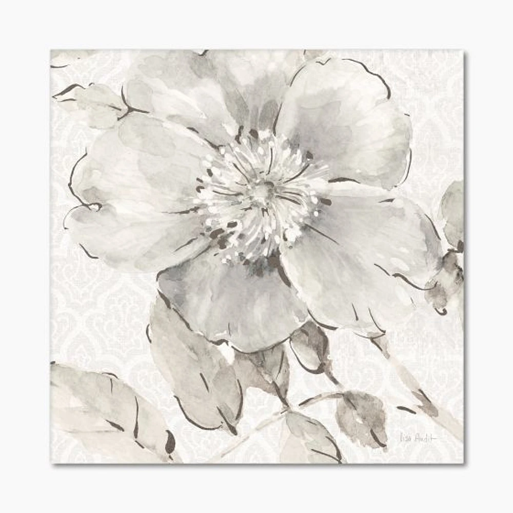 Indigold Grey Peonies II  Wall Art