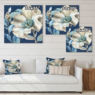 Indigold Watercolor Flower I  Wall Art