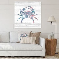 Pink Crab Ocean Life  Wall Art