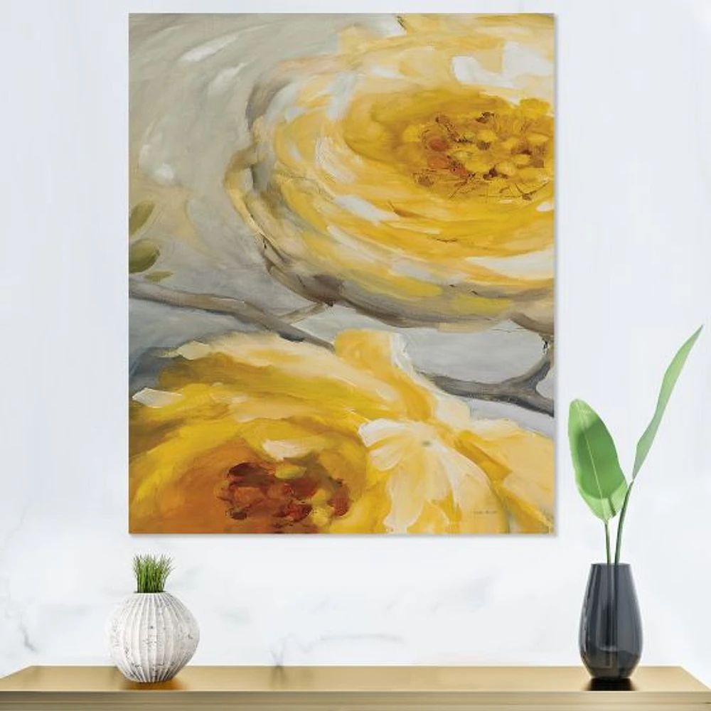 Sunshine Yellow Flower III  Wall Art