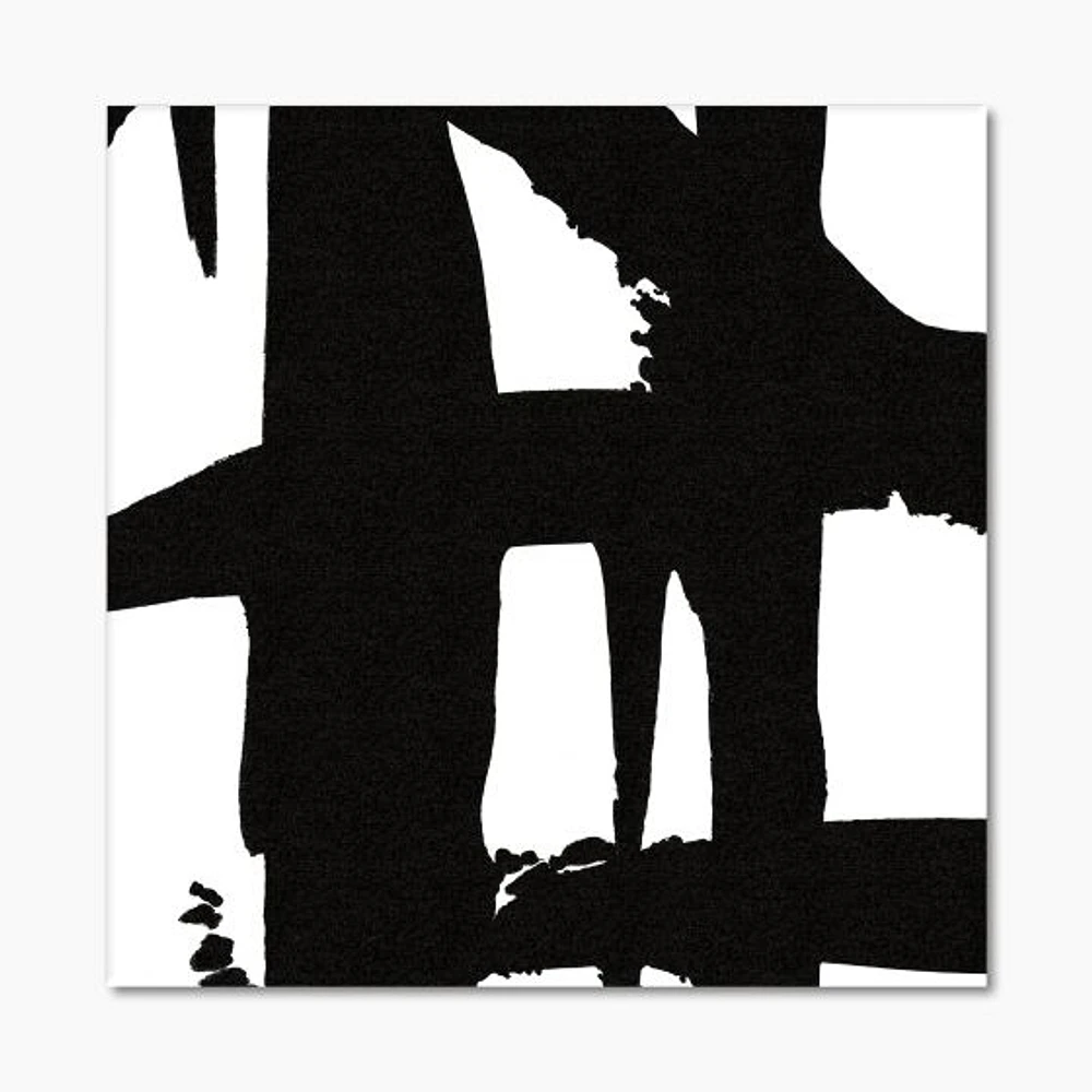 Toile « Black & White Crossing Paths II