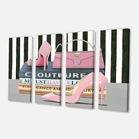 Glam Fashion High Heels VII  Canvas Wall Art