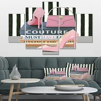 Glam Fashion High Heels VII  Canvas Wall Art