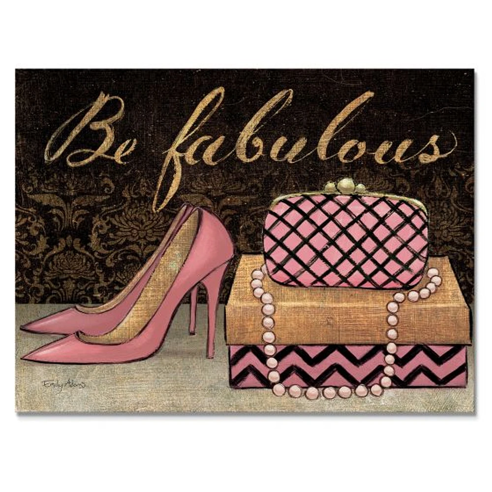 Gold Fabulous Life Style III  FrenchWall Art