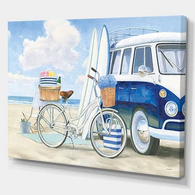 RW Beach Time I  Canvas Wall Art