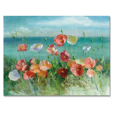 RW Coastal Poppies  Canvas Wall Art