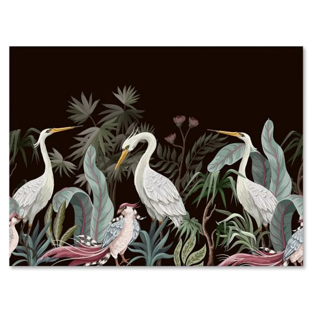 Chinoiserie with Birds and Peonies III  Wall Art