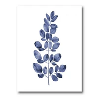 Navy Blue Eucalyptus II  Wall Art