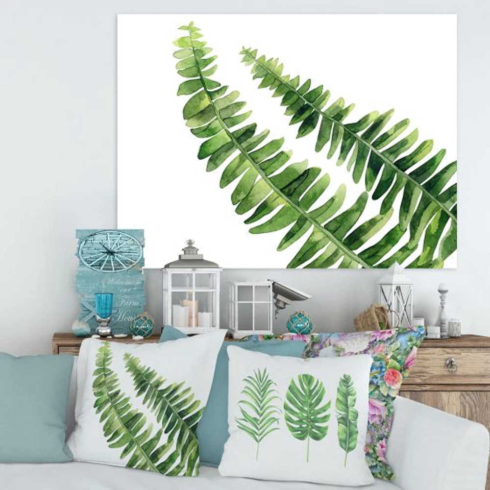 Toile « Fern Leaves Detail I