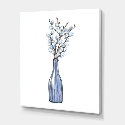 Toile « Bunch of Blue Willow Twigs II »