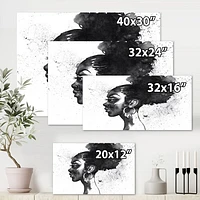 Monochrome Portrait of African American Woman I  Wall Art