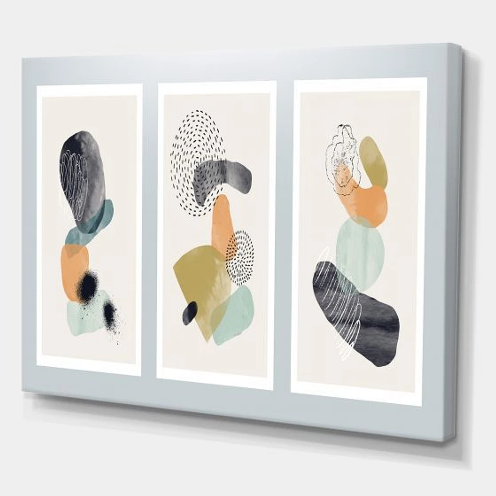 Minimalistic Compostion of Organic Shapes I  Wall Art